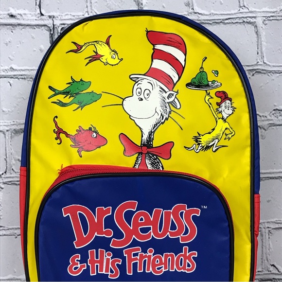 Dr. Seuss & His Friends Children’s 1997 Vintage Cat In The Hat Mini Book Bag - Picture 2 of 15